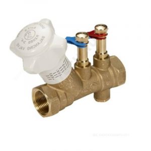 Клапан балансир. Ду 20 Ру 25 (с измерит. ниппелями и дренажом) Kvs=5.50 R206BY004 Италия;