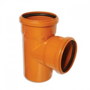 Тройник ПВХ наружной 45 град. Ду250х250