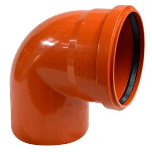 Отвод ПВХ наружный 45 град Ду250