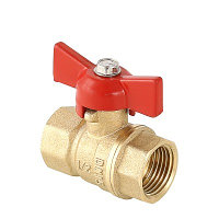 Кран шаровый лат.11Б27п1 Ду15 вр/вр бабочка